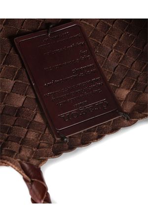 Santa Croce Big burnt brown tote bag DRAGON DIFFUSION | 8892BRUCIATO